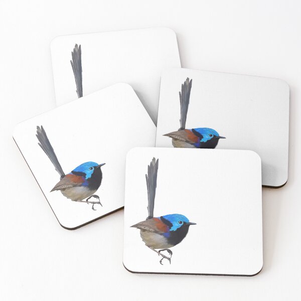 Item preview, Variegated Fairy Wren Bird Art designed and sold by Jennifer Ackerman.
