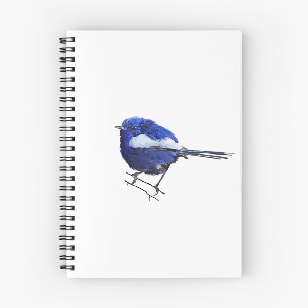 Item preview, White Winged Fairy Wren Bird Art designed and sold by Jennifer Ackerman.
