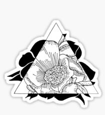 Tripartite Rose Sticker