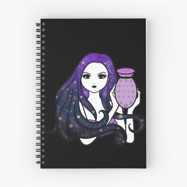Item preview, Cute Celestial Kawaii Aquarius Astrology Sign Drawing  designed and sold by mellylo7.
