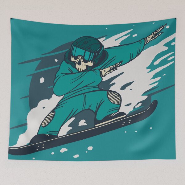 Item preview, Snowboarding Skeleton designed and sold by SLAG-Creative.