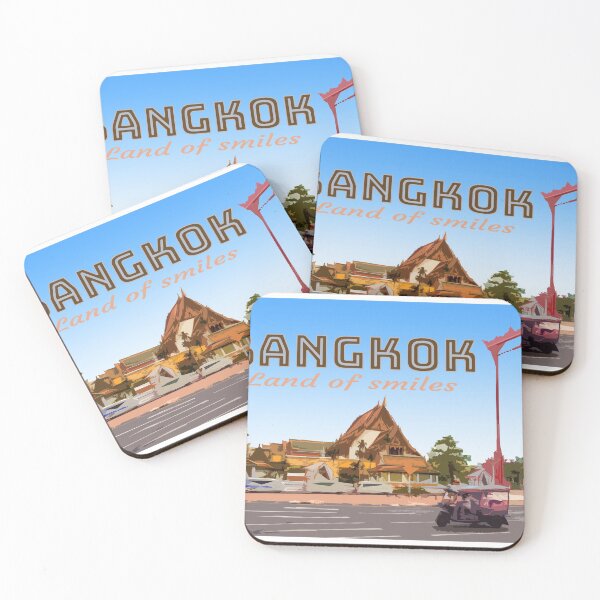 Item preview, Vintage poster Bangkok, Thailand designed and sold by Kevin Hellon.