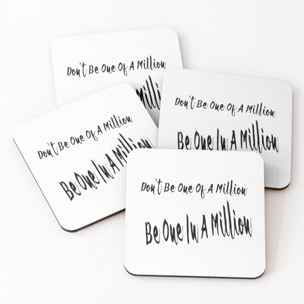 Item preview, Don't Be One Of A Million Be One In A Million Black Version designed and sold by darknessjeff86.