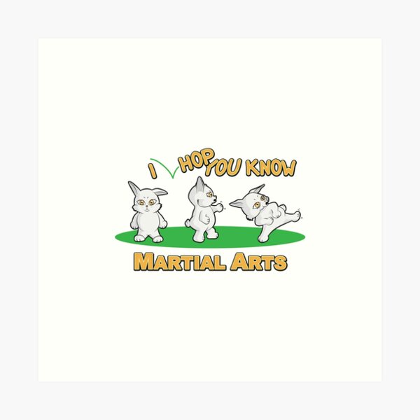 Artikel-Vorschau von Martial Arts Bunny, designt und verkauft von tryinart.