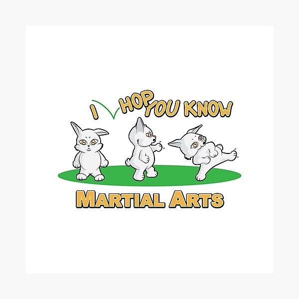 Artikel-Vorschau von Martial Arts Bunny, designt und verkauft von tryinart.