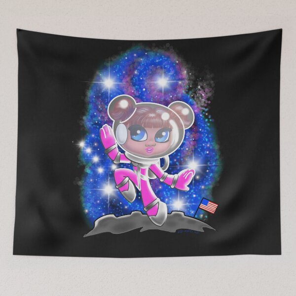 Item preview, Going to the Moon Girls! designed and sold by MetroInk.