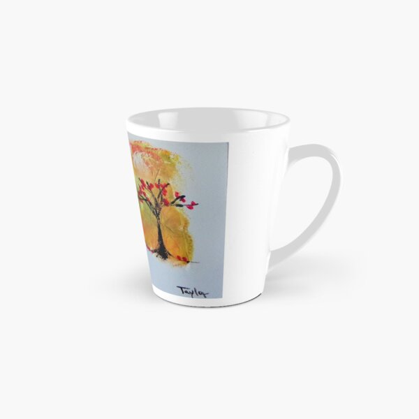 Red Leaves Tall Mug