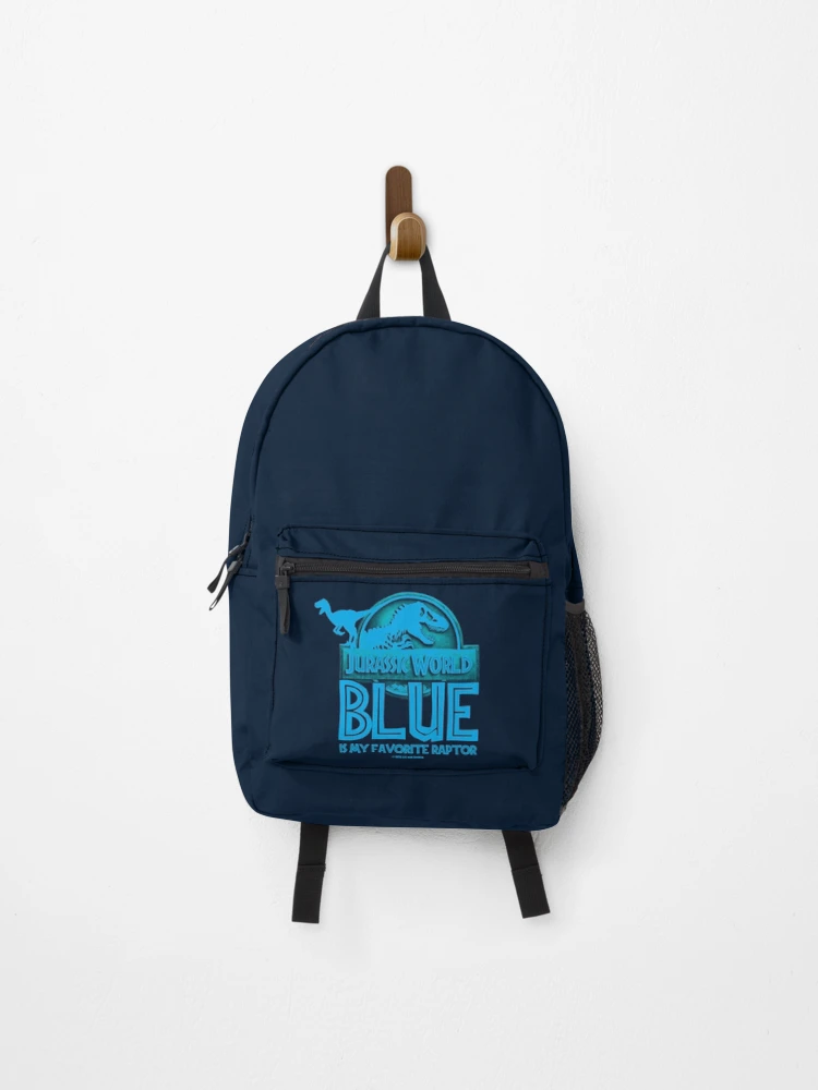 Jurassic world backpack blue online