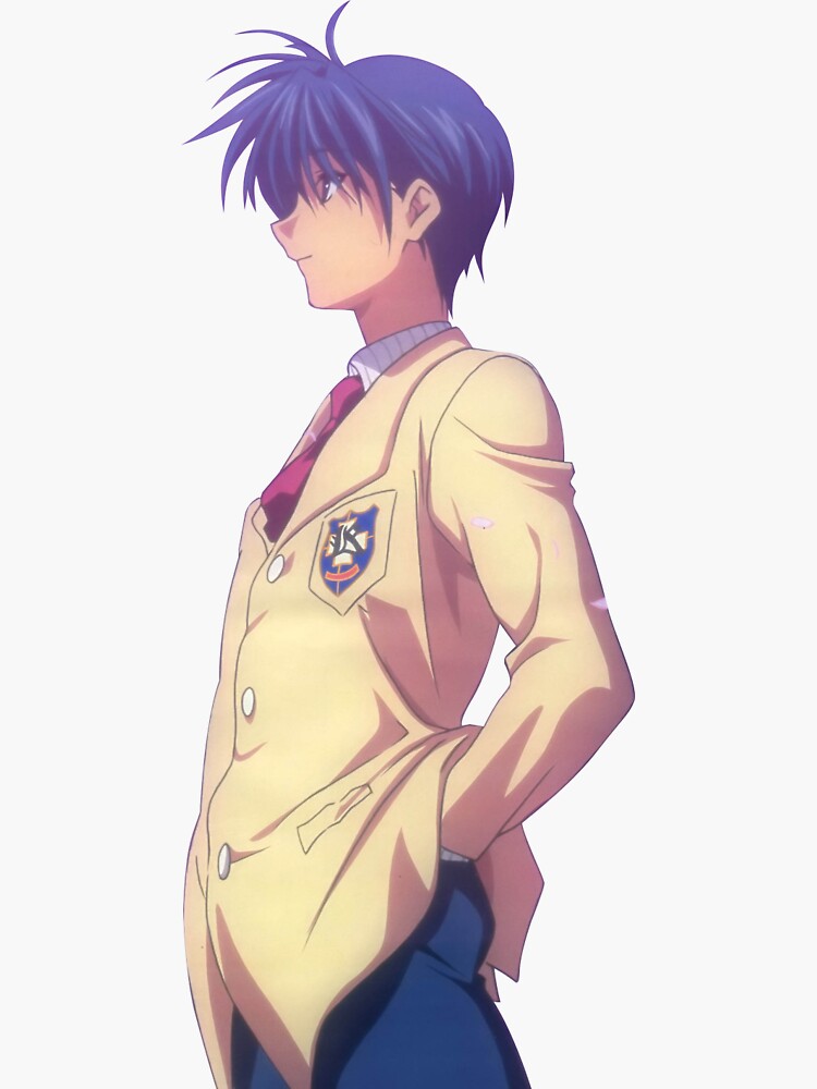 Okazaki Tomoya Clannad After Story Sticker for Sale by Spacefoxart