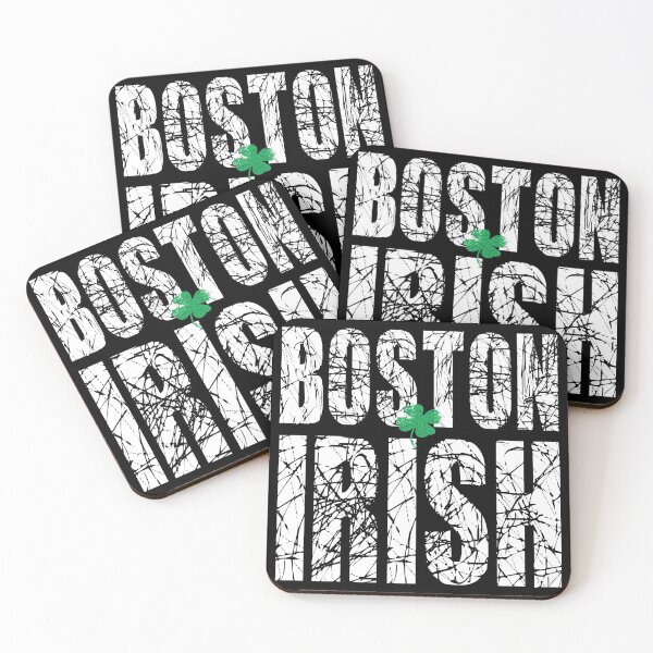 Item preview, BOSTON IRISH distressed designed and sold by Square Root of Squid.