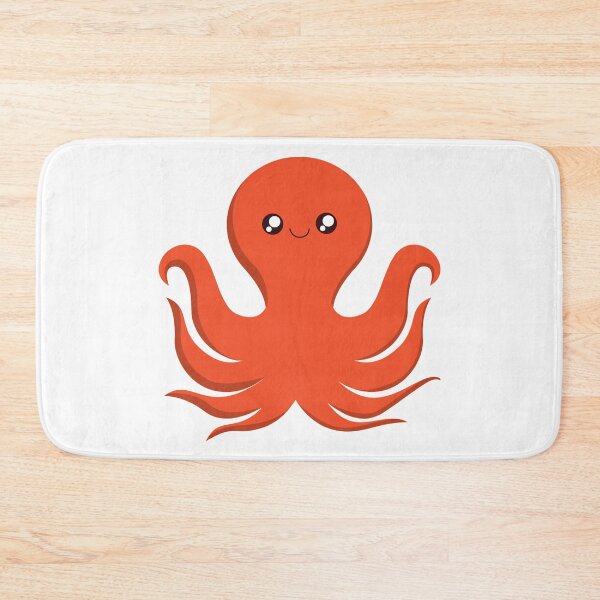 Item preview, orange octopus designed and sold by treasure-crafts.