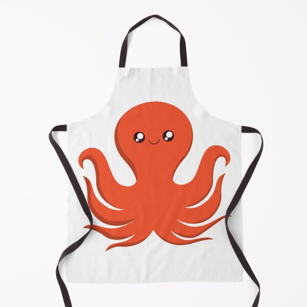Item preview, orange octopus designed and sold by treasure-crafts.