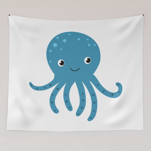 Item preview, blue octopus designed and sold by treasure-crafts.