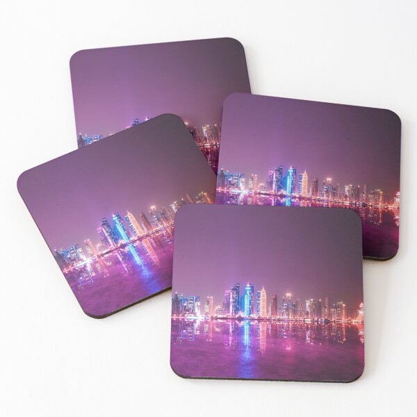 Item preview, doha skyline at night designed and sold by franckreporter.
