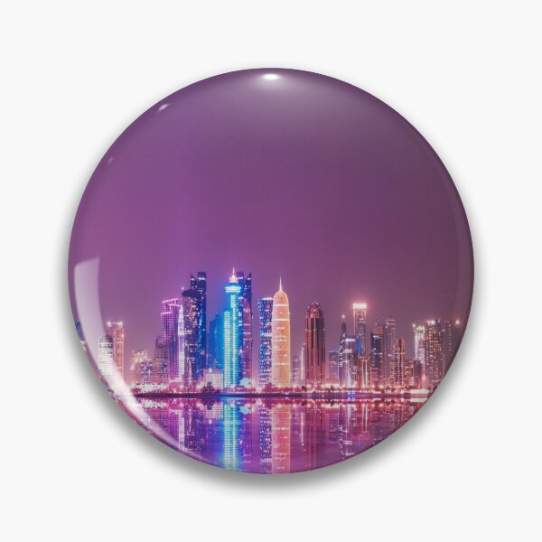 Item preview, doha skyline at night designed and sold by franckreporter.