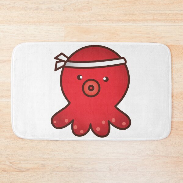 Item preview, red ninja octopus designed and sold by treasure-crafts.