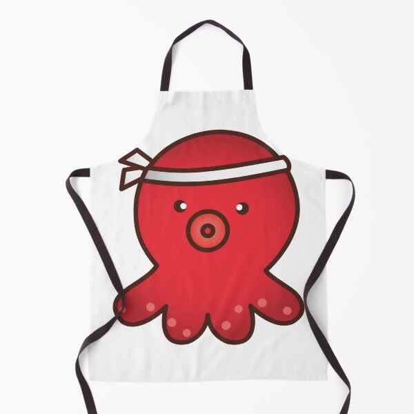 Item preview, red ninja octopus designed and sold by treasure-crafts.