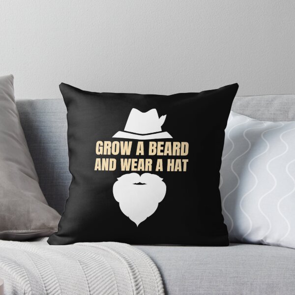 Item preview, Grow A Beard And Wear A Hat designed and sold by EmotionArt.