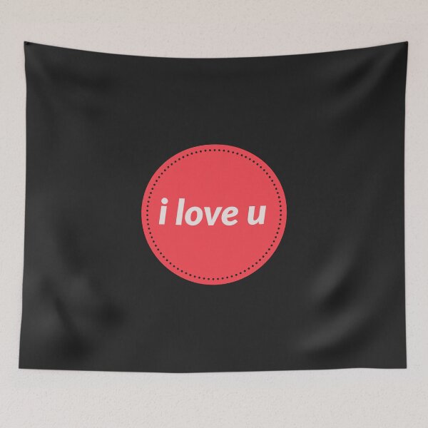 Item preview, i love u Text designed and sold by cjrellama.