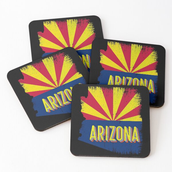 Item preview, Distressed Arizona AZ State Flag Map Vintage 70s Souvenir designed and sold by merchzy.