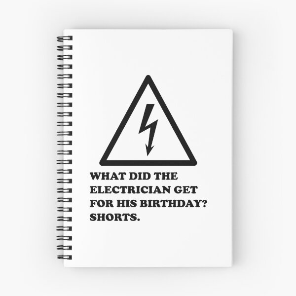 Item preview, What Did The Electrician Get For His Birthday? Shorts. designed and sold by DomGDesign.