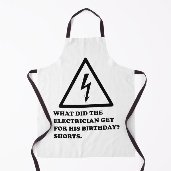 Item preview, What Did The Electrician Get For His Birthday? Shorts. designed and sold by DomGDesign.