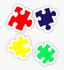 Puzzle Pieces Sticker