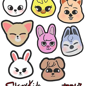 4x SKZOO Mascotte Stray Kids Stickers – HumanlyMade