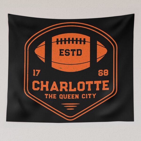 Item preview, Vintage Charlotte Queen City North Carolina Football Soccer designed and sold by merchzy.
