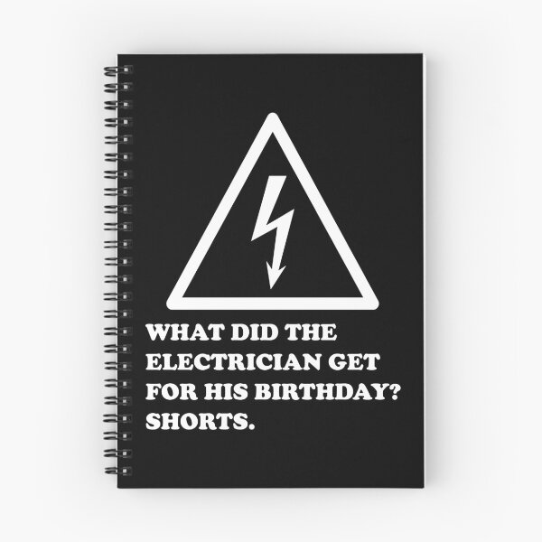 Item preview, What Did The Electrician Get For His Birthday? Shorts. designed and sold by DomGDesign.