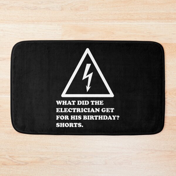 Item preview, What Did The Electrician Get For His Birthday? Shorts. designed and sold by DomGDesign.
