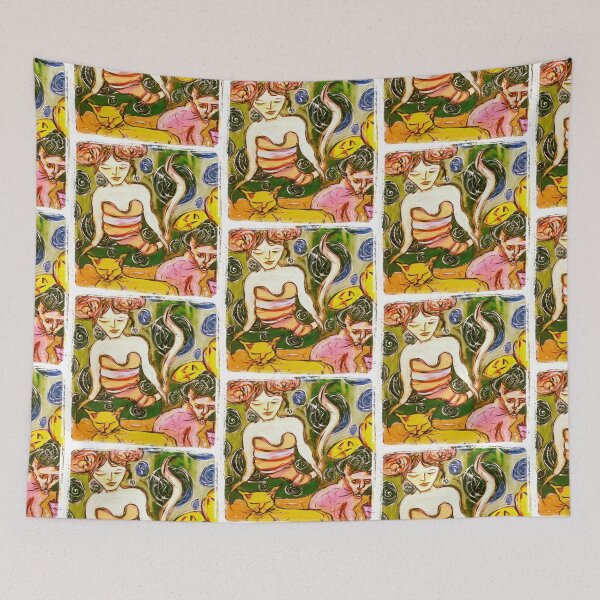 Item preview, under water cat designed and sold by sivan ilan-shalev.