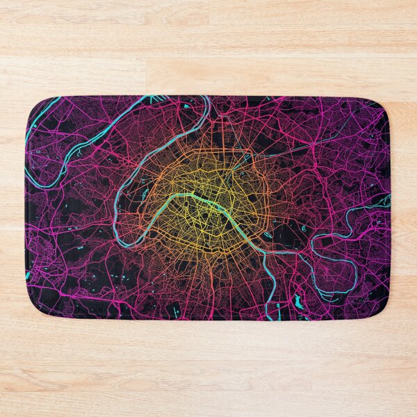 Item preview, Paris City Map of France - Neon designed and sold by deMAP.
