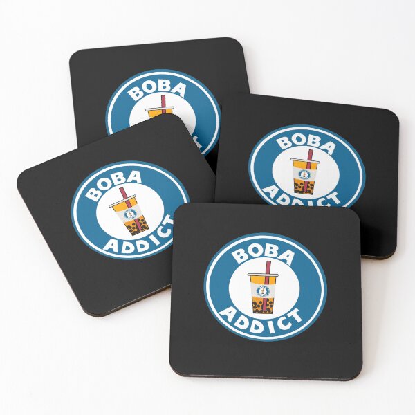 Item preview, Boba / bubble tea addict logo designed and sold by Nerdybookwitch.