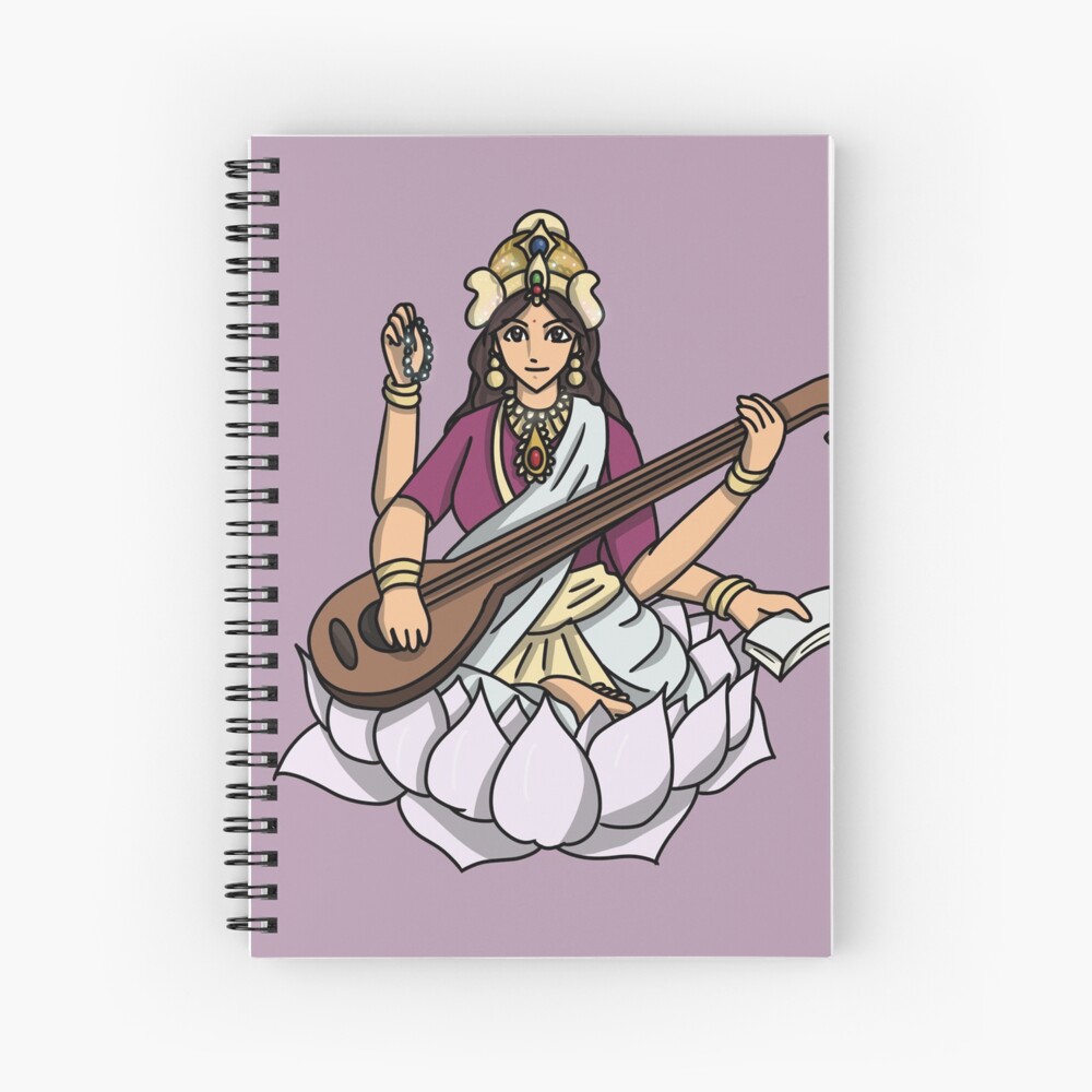 Saraswati Devi colourpencil drawing/maa saraswati drawing - YouTube