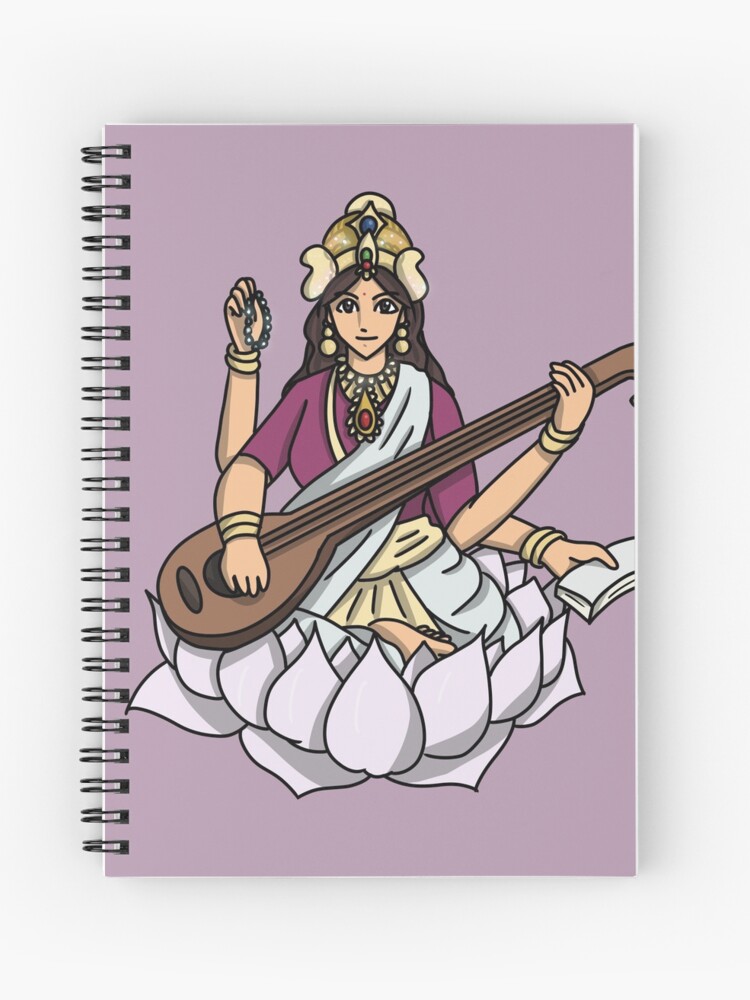 Buy Now Maa Saraswati Painting | Artwork | Traditional Art – MeMeraki