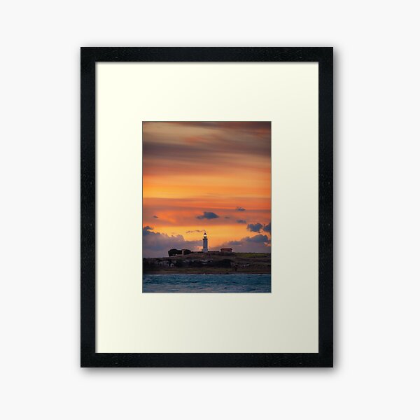 Pafos Lighthouse Framed Art Print