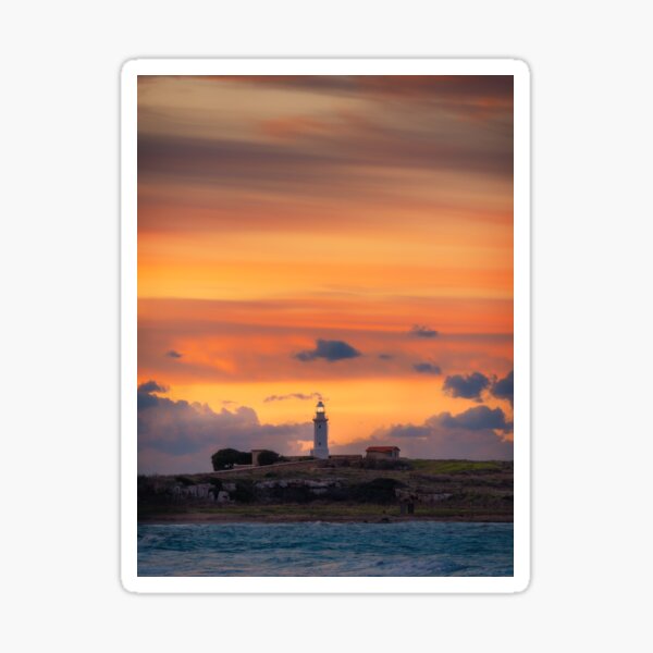 Pafos Lighthouse Sticker