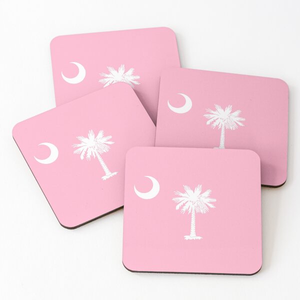 Item preview, Flag of South Carolina - Pink designed and sold by brigadeiro.