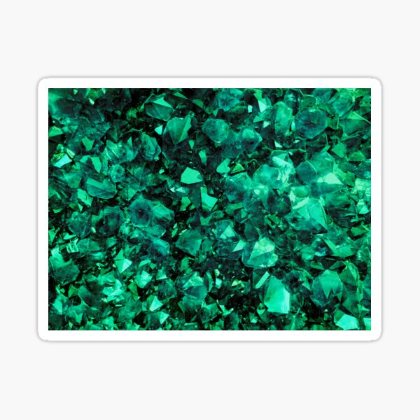 "Emerald" Sticker by beland Redbubble