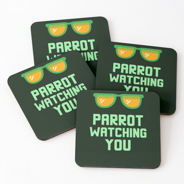 Item preview,  parrot watching you designed and sold by TeesKeeper.