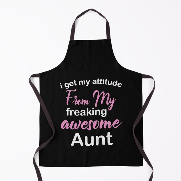 Item preview, I Get My Attitude From My Freaking Awesome Aunt - Funny Aunt Lover Quotes For Childs designed and sold by Scratches Tees.