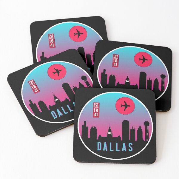 Item preview, Retro Dallas City Texas Tx Skyline Cityscape Souvenir 90s designed and sold by merchzy.