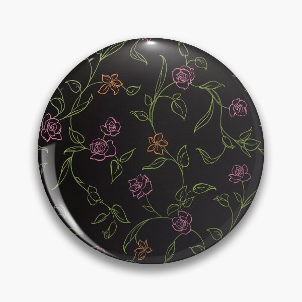 Item preview, Sophisticated Elegant Classy Chalk Drawn Flowery Pattern designed and sold by GeekHeadDesigns.