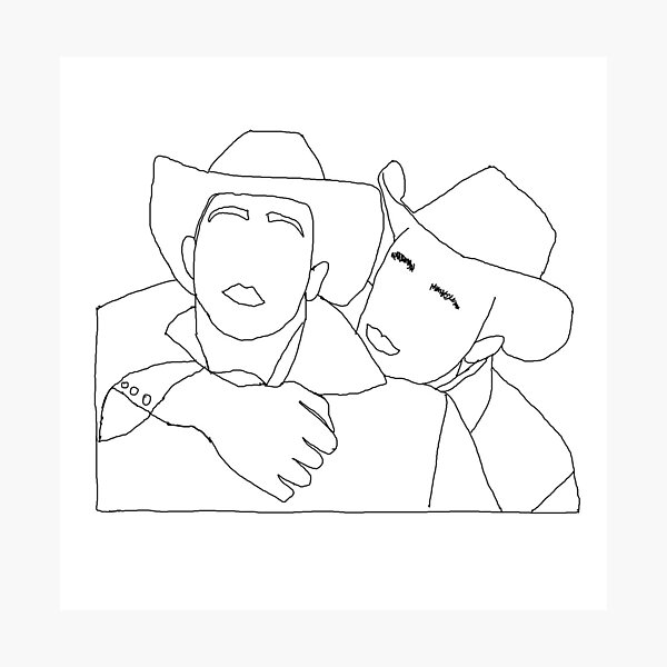 Brokeback mountain Photographic Print