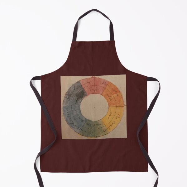 Item preview, Original color circle from 1809, made by Goethe with assignments of the properties of the colors, designed and sold by Pelikancrazy.