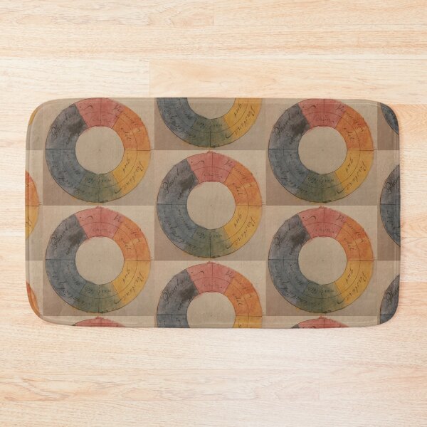Item preview, Original color circle from 1809, made by Goethe with assignments of the properties of the colors, designed and sold by Pelikancrazy.