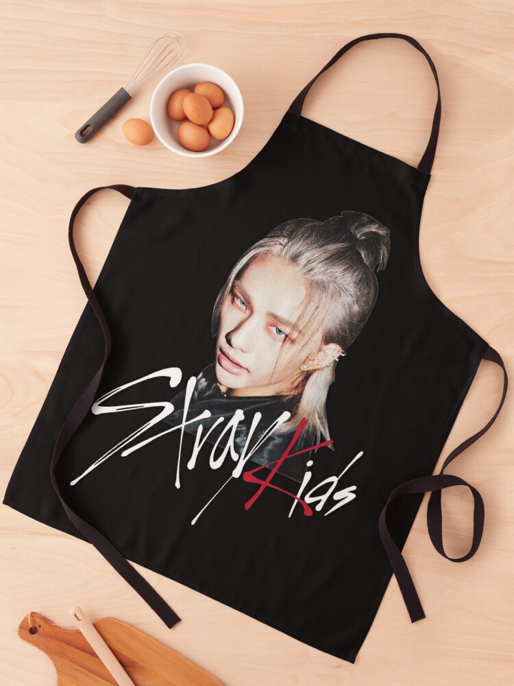 Stray Kids Hyunjin Kpop Merch Apron By Danimbydanim Redbubble