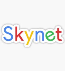 Terminator Skynet (Google) New Logo Sticker