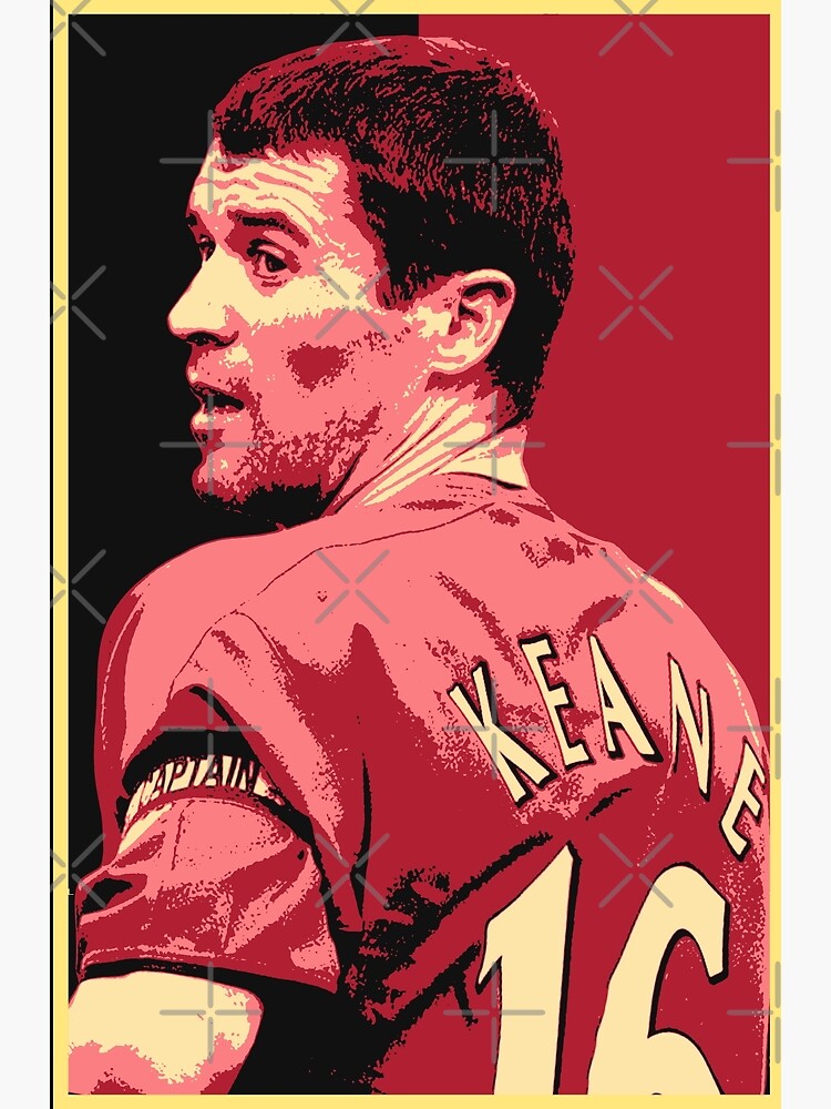 "Roy Keane Artwork" Framed Art Print for Sale by oliverkunovski Redbubble